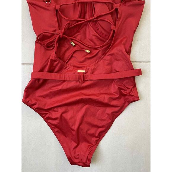 Kenny Flowers Swim One Piece Swimsuit Belted The Cali Swimwear - Picture 10 of 14